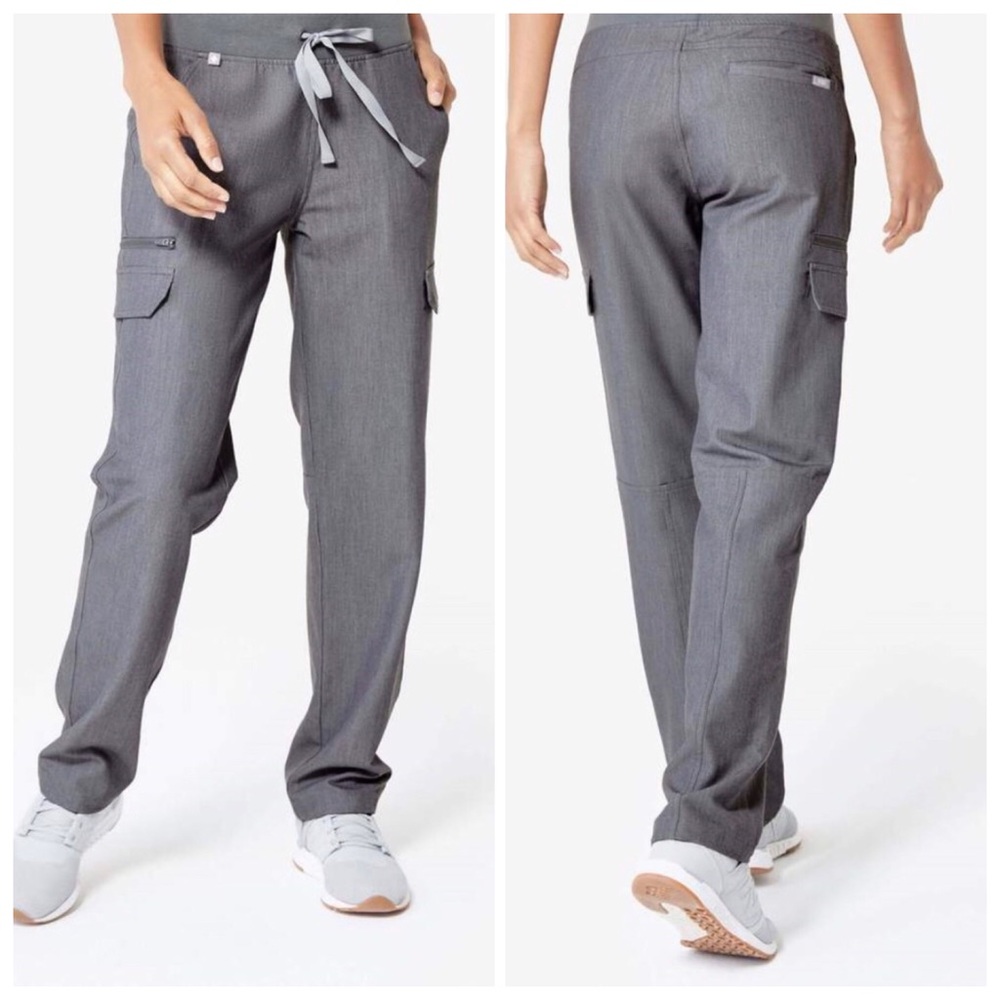 FIGS Avadi Limited Edition Cargo Scrub Pant Graphite Grey Sz XS
